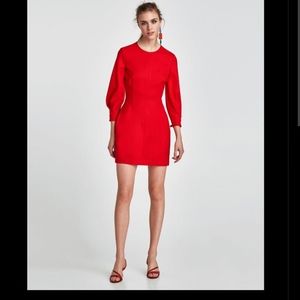 BNWT! Zara mini red dress